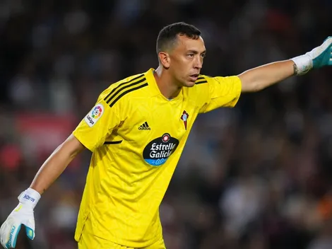 El gesto de apoyo del Celta con Marchesín por su lesión