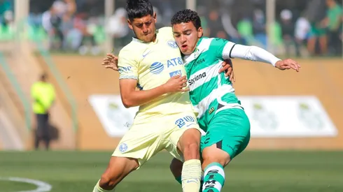 América y Santos tuvieron duelos intensos en Torreón.