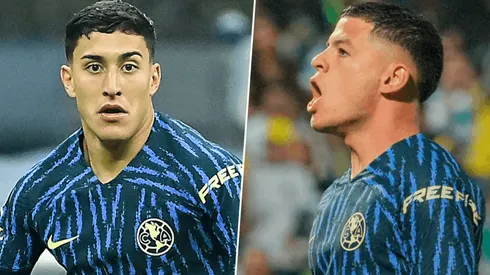 Dos del América, entre algodones.