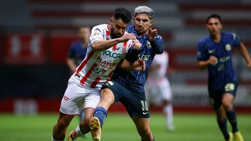 El partido entre América y Necaxa fue intenso.