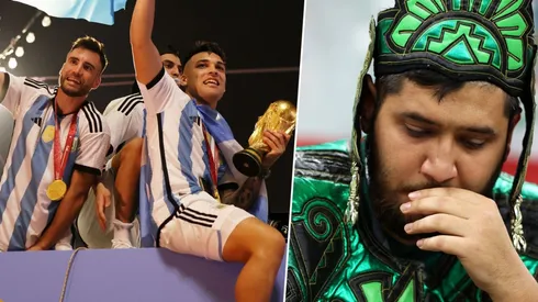 Los argentinos despreciaron a un seguidor mexicano.