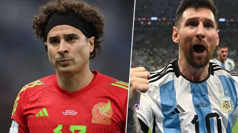 Ochoa y Messi se mostraron mucho respeto.