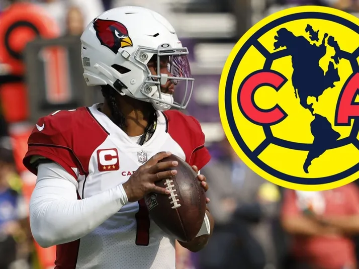 Estrella de la NFL presume con orgullo su jersey del América previo al juego en el Estadio Azteca