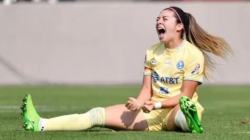 Katty Martínez le dio tres grandes puntos al América Femenil.
