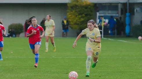 Katty Martínez fue titular ante Chile.