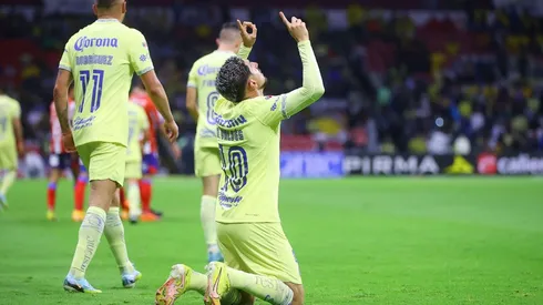 Diego Valdés, el autor del segundo gol del América vs. San Luis.