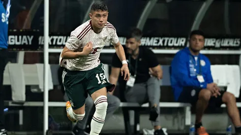Emilio Lara debutó con la Selección Mexicana en el amistoso con Paraguay.