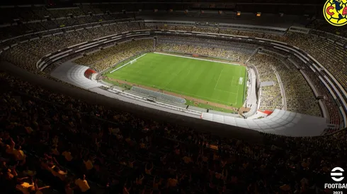América aprovechó el Día del Gamer para revelar imágenes del Azteca y del equipo en el eFootball 2023.