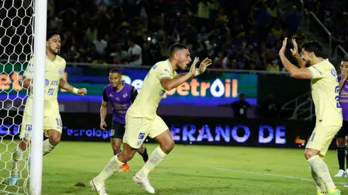 Sebastián Cáceres marcó su primer gol del torneo con América.