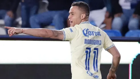 Jonathan Rodríguez anotó en Pachuca su tercer gol como americanista.