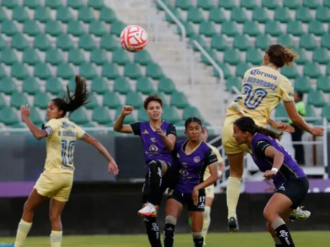 El insólito gol de Nicki Hernánez con la cadera en la goleada de América Femenil