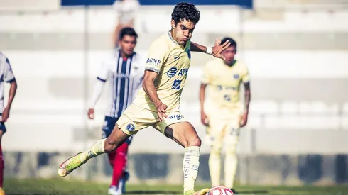 Leyva abrió el marcador para las Águilas Sub 20.