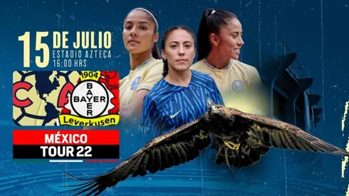 América recibirá al Bayer Leverkusen en el Estadio Azteca.