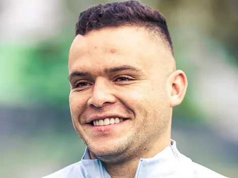 El golazo de Cabecita Rodríguez en el entrenamiento