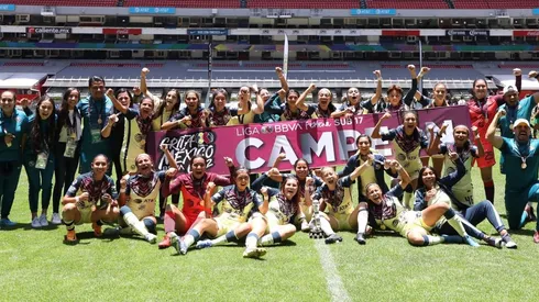 América Femenil Sub 17 salió campeón del Clausura 2022 de la Liga MX.