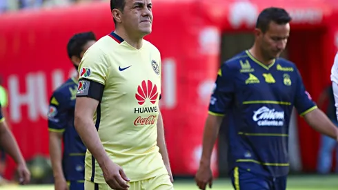 Cuauhtémoc Blanco en su último partido como jugador del América.