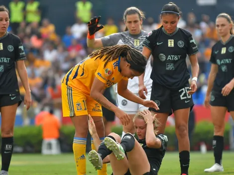 Nuevo hecho de agresión de Tigres Femenil a América Femenil