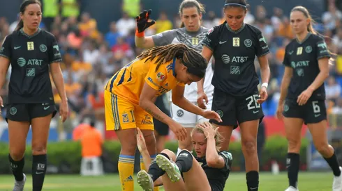 Tigres Femenil no tuvo un buen comportamiento frente a América.