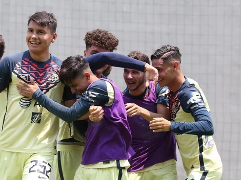Con una remontada increíble, América festejó en las Fuerzas Básicas ante Cruz Azul