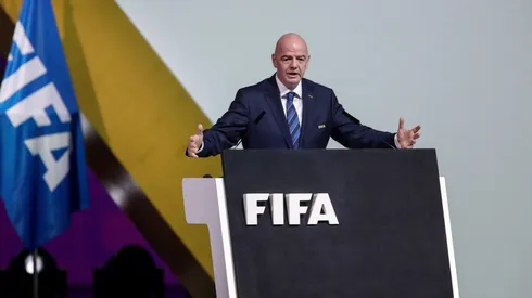 Infantino quedó maravillado por la casa de América.