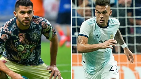 Henry Martín vs. Lautaro Martínez. El delantero del América y el del Inter se verán las caras en Qatar 2022.