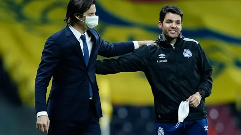 Nicolás Larcamón habló de la salida de Solari del América