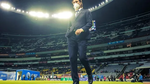Santiago Solari se mantiene en el cargo de entrenador del América a pesar de los malos resultados en el comienzo del Clausura 2022.