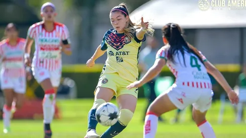 América Femenil venció a Necaxa 3 a 0.