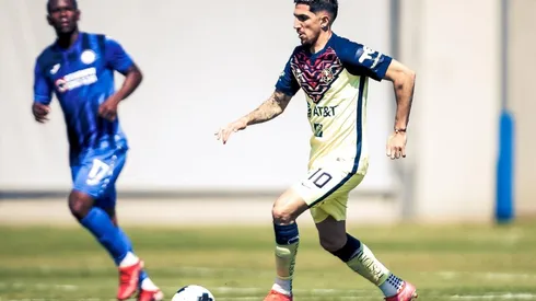 Diego Valdés marcó su primer gol en el Club América.