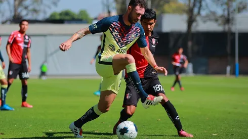 Miguel Layún participó del juego entre América Sub 20 y su par del Atlas.