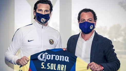 Santiago Solari piensa en cómo acomodar a los refuerzos en su equipo de las Águilas del América.