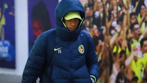 Nico Castillo y una de sus últimas imágenes con el América