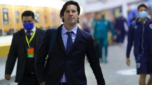 Santiago Solari celebró la regularidad de América en la Liga MX.