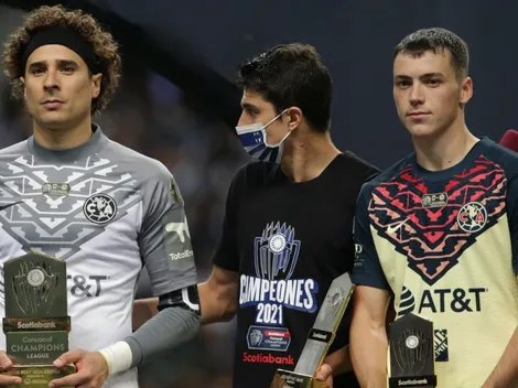 Memo Ochoa y Fede Viñas fueron reconocidos tras la final