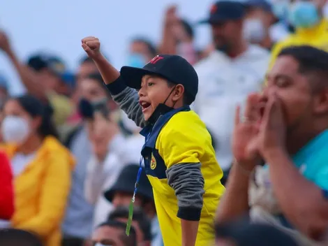 La afición le llevó serenata a América