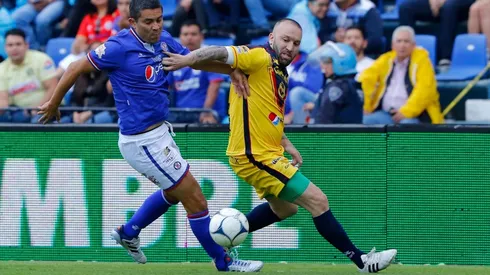 Leyendas del América y Cruz Azul en un duelo en septiembre del 2018.