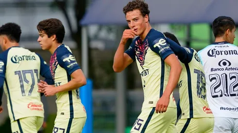 Esteban Lozano firmó un gol en el triunfo del América Sub-20 ante Mazatlán.