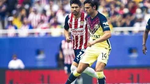 Nicolás Benedetti en el juego ante las Chivas de Guadalajara en Dallas.