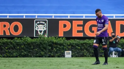 Mario Osuna en un partido con el Mazatlán