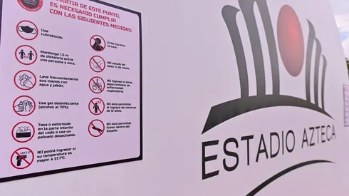 El Estadio Azteca se prepara para recibir al América.