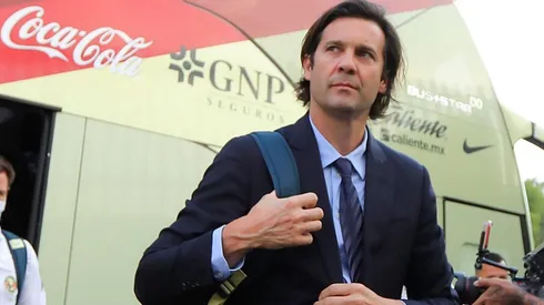 Santiago Solari no quiso dar detalles sobre la postura del América ante la posibilidad de seguir incorporando jugadores.