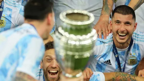 Guido Rodríguez ingresó en la segunda etapa del encuentro entre Brasil y Argentina en el Maracaná.