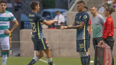 Santiago Solari le dio los últimos ánimos a Castillo antes de su regreso.