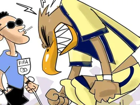 El Cartón de Édgar: "El arbitraje acuchilló al América en Portland"