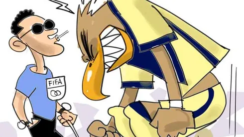 El Cartón de Édgar: "El arbitraje acuchilló al América en Portland"