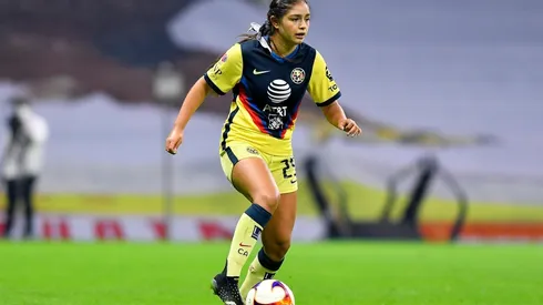Jana Gutiérrez anotó el segundo gol de América en la goleada sufrida ante Chivas.