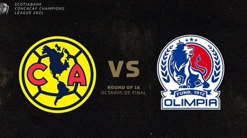 América y Olimpia se enfrentarán por los octavos de final de la Concachampions 2021.