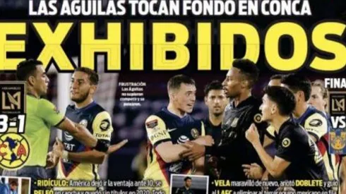 Las portadas castigan tras el fracaso en Concacaf