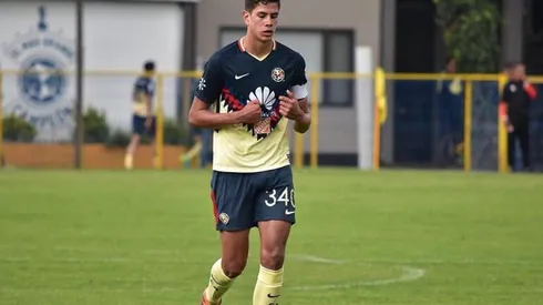 Haret Ortega en su paso por las Fuerzas Básicas del América.