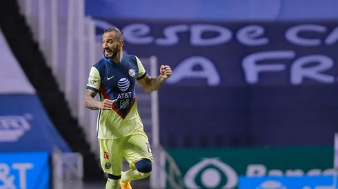 Emanuel Aguilera festejando. (Vía:Gettyimages).